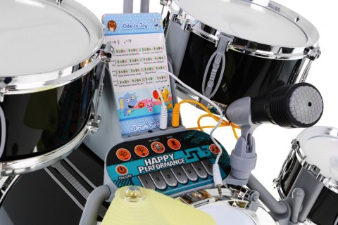 Zestaw muzyczny Perkusja + Keyboard + Mikrofon dla dzieci 3+ Podświetlane bębny Zestaw muzyczny Perkusja + Keyboard + Mikrofon dla dzieci 3+ Podświetlane bębny