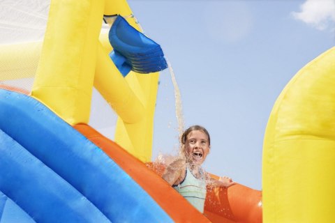 Wodny Park Rozrywki dla dzieci 5+ BESTWAY Zjeżdżalnia + Koszykówka + Tunel + Natrysk