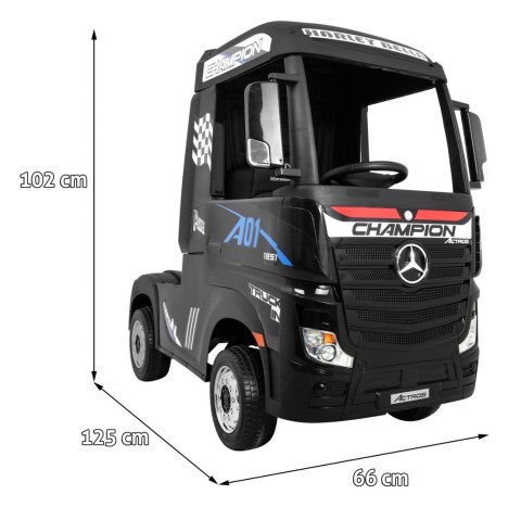 Pojazd Mercedes Benz Actros Czarny
