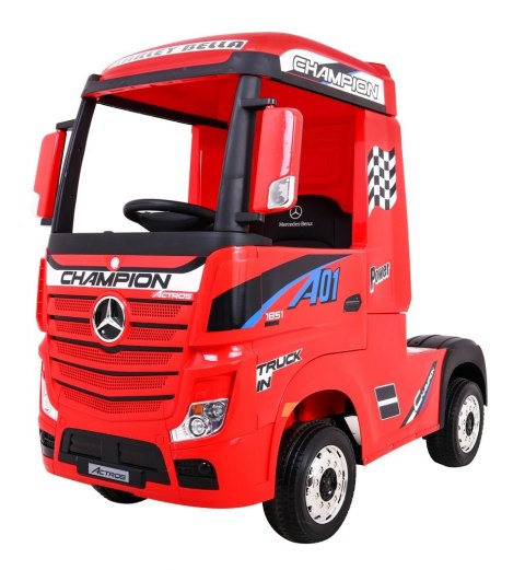 Pojazd Mercedes Benz Actros Czerwony