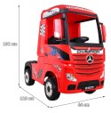Pojazd Mercedes Benz Actros Czerwony