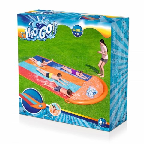 Ślizg Poczwórny H2O GO Speed Ramp 488cm BESTWAY Ślizg Poczwórny H2O GO Speed Ramp 488cm BESTWAY