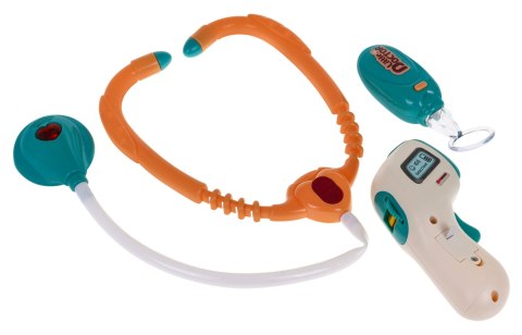 Zestaw lekarski dla dzieci 3+ Wózek + panel EKG 24 el. Kardiolog Dentysta Ortopeda Pielęgniarka Zestaw lekarski dla dzieci 3+ Wózek + panel EKG 24 el. Kardiolog Dentysta Ortopeda Pielęgniarka