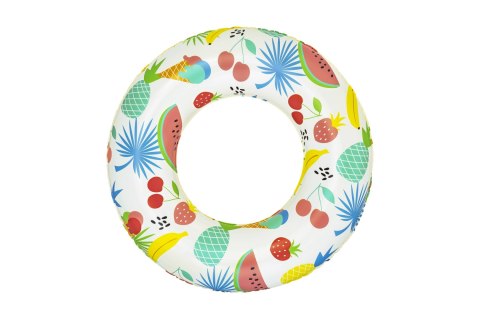 Kółko dmuchane do pływania Owoce BESTWAY 61cm Winyl + Zawór bezpieczeństwa Kółko dmuchane do pływania Owoce BESTWAY 61cm Winyl + Zawór bezpieczeństwa