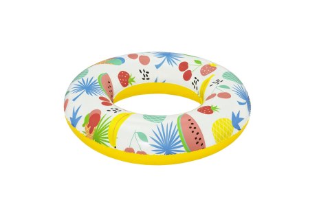 Kółko dmuchane do pływania Owoce BESTWAY 61cm Winyl + Zawór bezpieczeństwa Kółko dmuchane do pływania Owoce BESTWAY 61cm Winyl + Zawór bezpieczeństwa