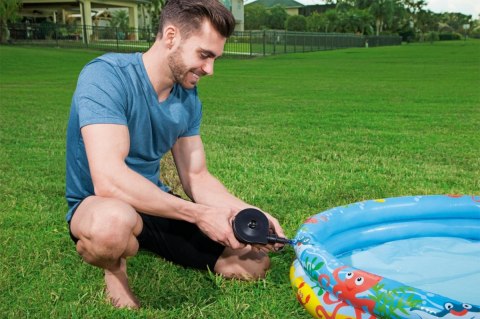 Basen Dmuchany 3w1 dla dzieci 122x20cm Morski BESTWAY + Kółko do pływania + Piłka plażowa