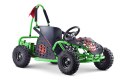 Gokart Fast Dragon na akumulator Zielony 30km/h + Silnik 1000W + Koła pompowane + Regulacja siedzenia + Pasy