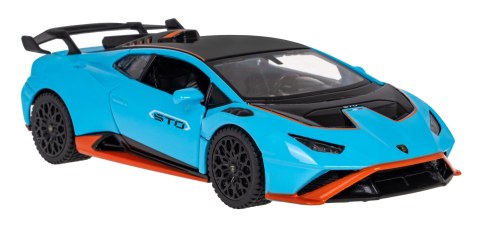 Lamborghini Huracan STO RASTAR model 1:32 Metalowa karoseria + Ręcznie otwierane drzwi Lamborghini Huracan STO RASTAR model 1:32 Metalowa karoseria + Ręcznie otwierane drzwi