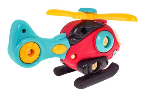 Zestaw 2w1 do Skręcania dla dzieci 3+ Samolot + Helikopter + 2 Śrubokręty + Ruchome elementy Zestaw 2w1 do Skręcania dla dzieci 3+ Samolot + Helikopter + 2 Śrubokręty + Ruchome elementy