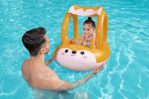 Dmuchany Ponton Lisek dla dzieci 3+ BESTWAY 94x66cm + Dmuchany daszek + Sensoryczna grzechotka Dmuchany Ponton Lisek dla dzieci 3+ BESTWAY 94x66cm + Dmuchany daszek + Sensoryczna grzechotka