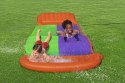 Ślizg wodny SplashCoaster dla 2 dzieci 3+ BESTWAY Tor 488cm + Spryskiwacze + Rampa