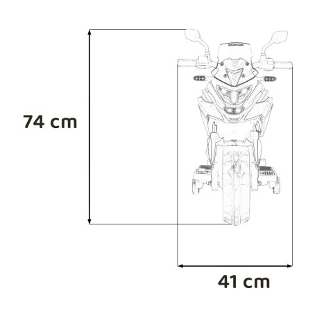 Motor Honda NC750X Niebieski