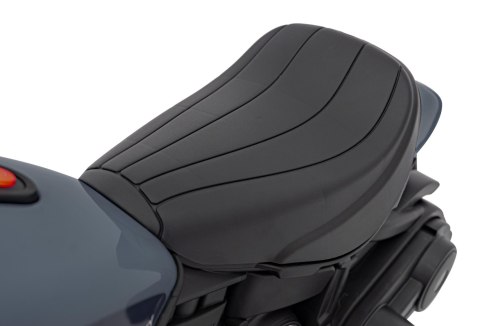 Motorek Chopper FASTER na akumulator dla dzieci Szary + Radio FM + Panel audio + LED