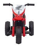 Motorek Cross Honda CRF 450R na akumulator dla dzieci Czerwony + 3 Koła + Gumowy Bieżnik + Klakson