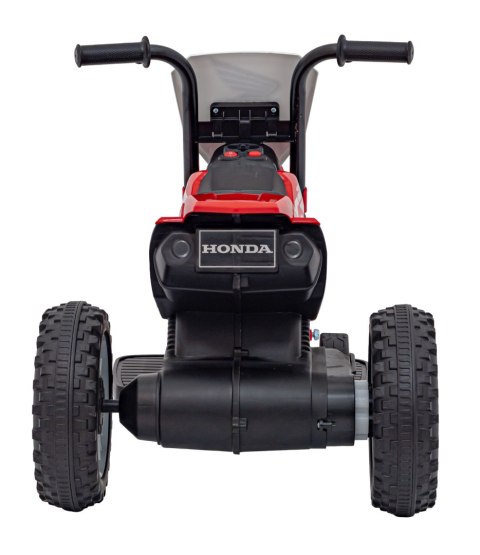 Motorek Cross Honda CRF 450R na akumulator dla dzieci Czerwony + 3 Koła + Gumowy Bieżnik + Klakson