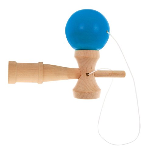 Zręcznościowa gra Kendama dla dzieci 3+ i dorosłych Drewniana zabawka + Niebieska kulka Zręcznościowa gra Kendama dla dzieci 3+ i dorosłych Drewniana zabawka + Niebieska kulka