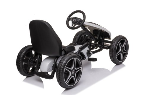 Gokart Mercedes Benz Biały Gokart Mercedes Benz Biały