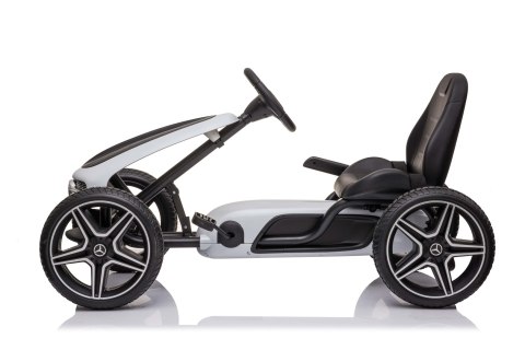 Gokart Mercedes Benz Biały Gokart Mercedes Benz Biały