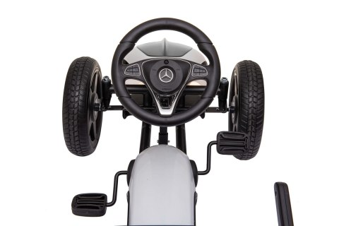 Gokart Mercedes Benz Biały Gokart Mercedes Benz Biały