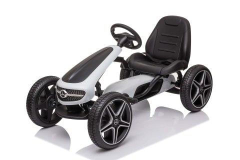 Gokart Mercedes Benz Biały Gokart Mercedes Benz Biały