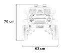 Pojazd OFF ROAD 4x4 SPORT Niebieski