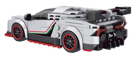 Zestaw Klocków Auto Sportowe 398el. Białe Zestaw Klocków Auto Sportowe 398el. Białe