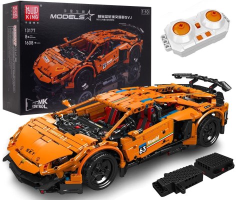 Zestaw Klocków Auto Sportowe RC 1488el. Pomarańczowe Zestaw Klocków Auto Sportowe RC 1488el. Pomarańczowe