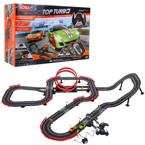 Duży tor wyścigowy Top Turbo dla dzieci 8+ Zdalnie sterowane autka + Interaktywne funkcje Duży tor wyścigowy Top Turbo dla dzieci 8+ Zdalnie sterowane autka + Interaktywne funkcje