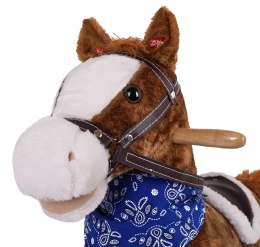 Konik Koń Na Biegunach Brąz