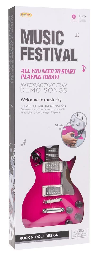 Zestaw Gitara + Mikrofon Róż Zestaw Gitara + Mikrofon Róż