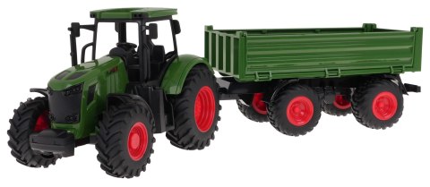 Zielony Traktor z Przyczepą Zielony Traktor z Przyczepą