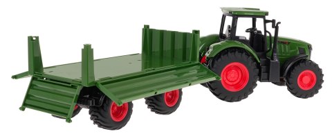 Zielony Traktor z Przyczepą Zielony Traktor z Przyczepą