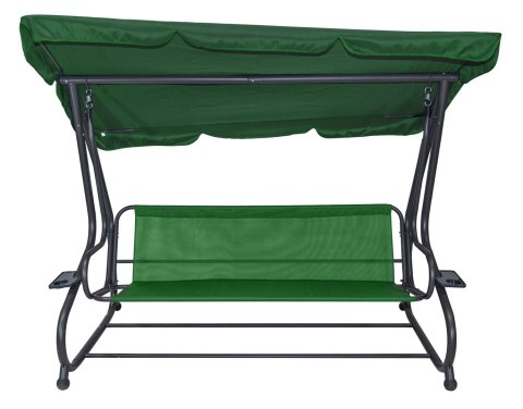 Huśtawka Ogrodowa Siedzisko Textylina 2x1 Wzór Liście Palmy