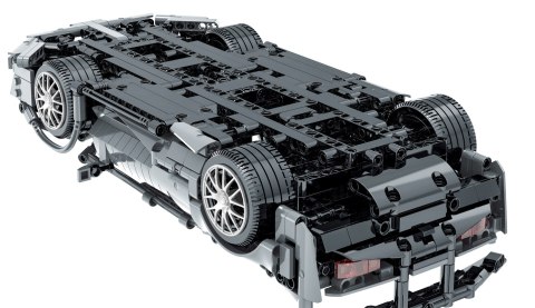 Zestaw Klocków Autko Sportowe Szare 1356el.