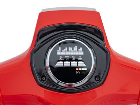 Pojazd Skuter Retro 23 Czerwony