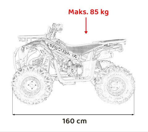 Pojazd Quad Spalinowy 120CC DISCOVERER Czerwony