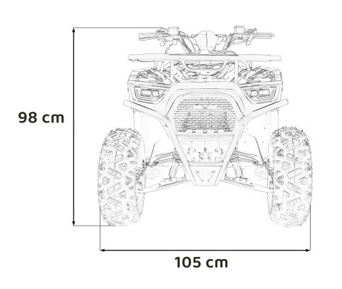 Pojazd Quad Spalinowy 120CC DISCOVERER Pomarańczowy