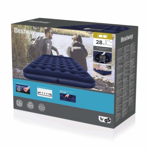 Materac Welurowy QUEEN 203/152/28cm BESTWAY Materac Welurowy QUEEN 203/152/28cm BESTWAY