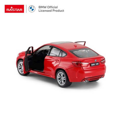 Autko Metalowe 1:24 BMW X6M Czerwone RASTAR Autko Metalowe 1:24 BMW X6M Czerwone RASTAR