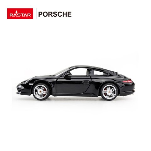 Autko Metalowe 1:24 Porsche 911 Czarne RASTAR