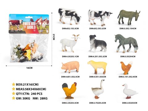 Zestaw Zwierząt Farma
