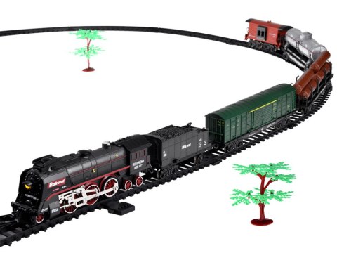 Kolejka elektryczna pociąg 185x99cm dymi paruje efekt dźwiękowy RC0622 Kolejka elektryczna pociąg 185x99cm dymi paruje efekt dźwiękowy RC0622