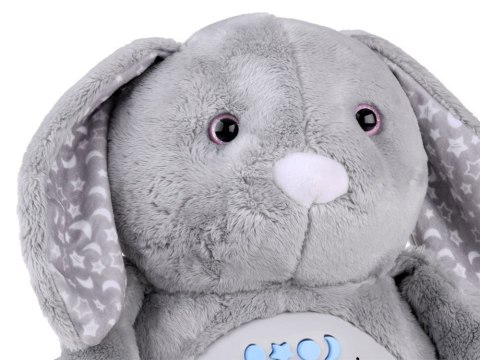 Maskotka projektor KRÓLICZEK gwiazdy kołysanki biały szum usypiacz ZA4701 Maskotka projektor KRÓLICZEK gwiazdy kołysanki biały szum usypiacz ZA4701