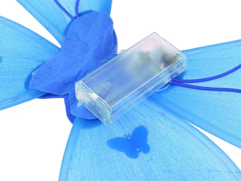 Niebieski świecący Kostium dla Małej wróżki Skrzydełka Motyl bal ZA4805 NI