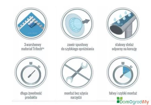 Basen stelażowy z pompą 305x76cm BESTWAY