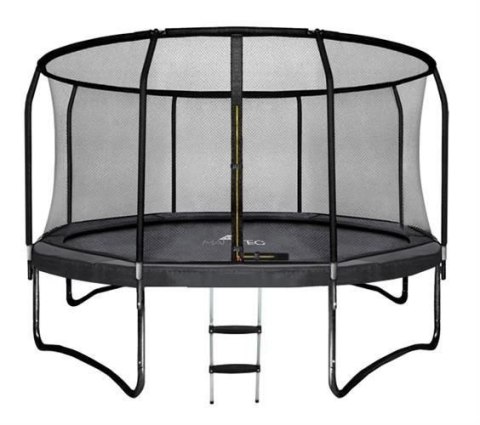 Trampolina Ogrodowa Model Exclusive 374cm/12FT Dla Dzieci Z Wzmacnianą Siatką