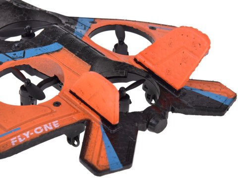 Zdalnie sterowany dron Quadcopter - pojazd latający + kolorowe diody RC0701 Zdalnie sterowany dron Quadcopter - pojazd latający + kolorowe diody RC0701