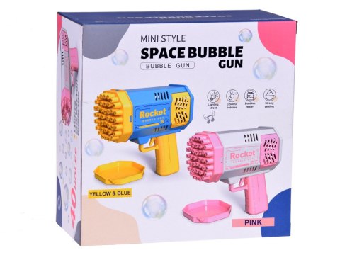 Zestaw Pistolet bańki mydlane światło + płyn dla dzieci ZA4976