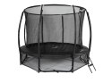 Trampolina Ogrodowa Jumpi 374cm/12FT Maxy Comfort Plus Czarna Z Wewnętrzną Siatką