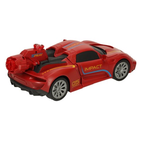 Transformer Revolt TRANSFORMING ROBOT RACER czerwo